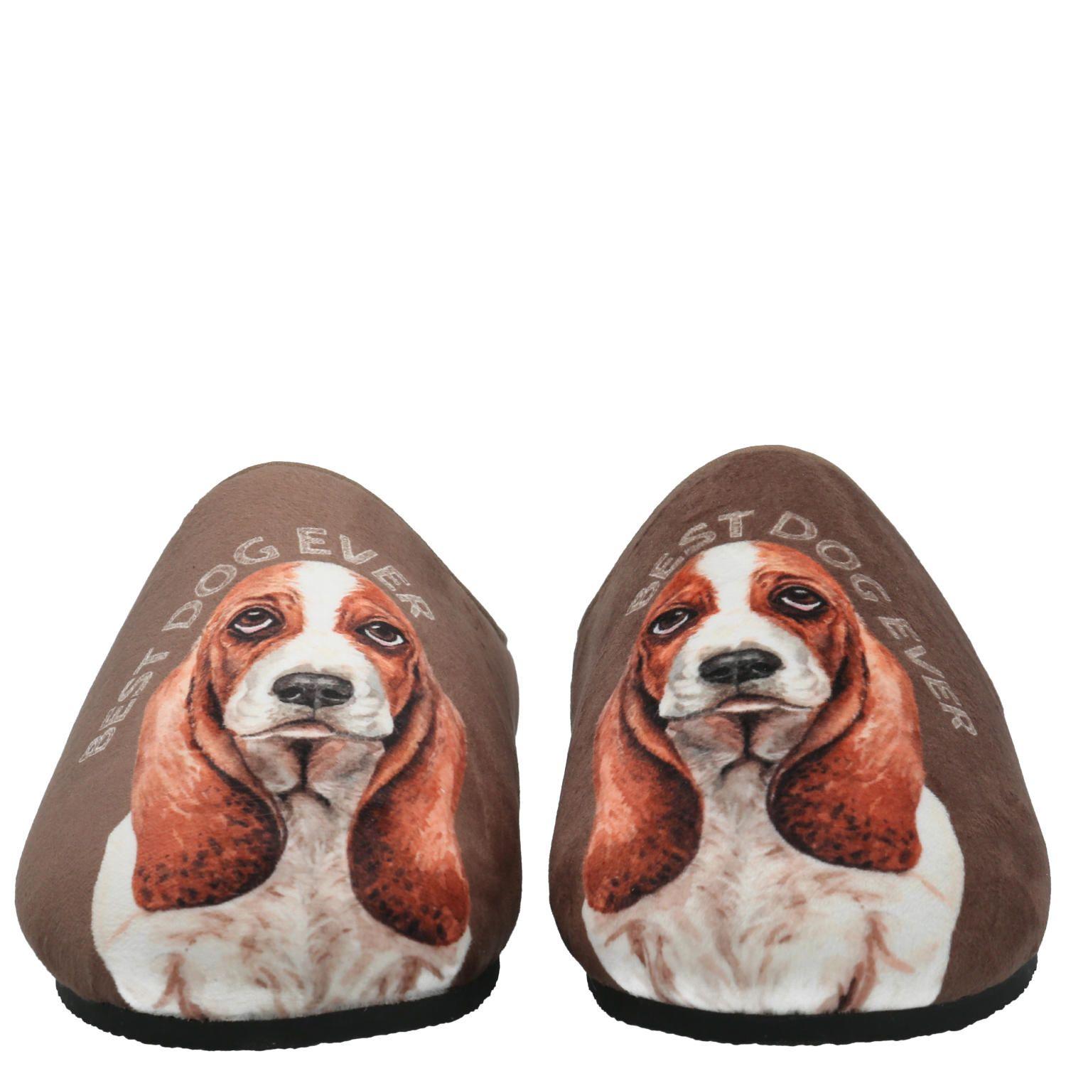 Pantufla Hombre Hp Slipper Basset Café-5
