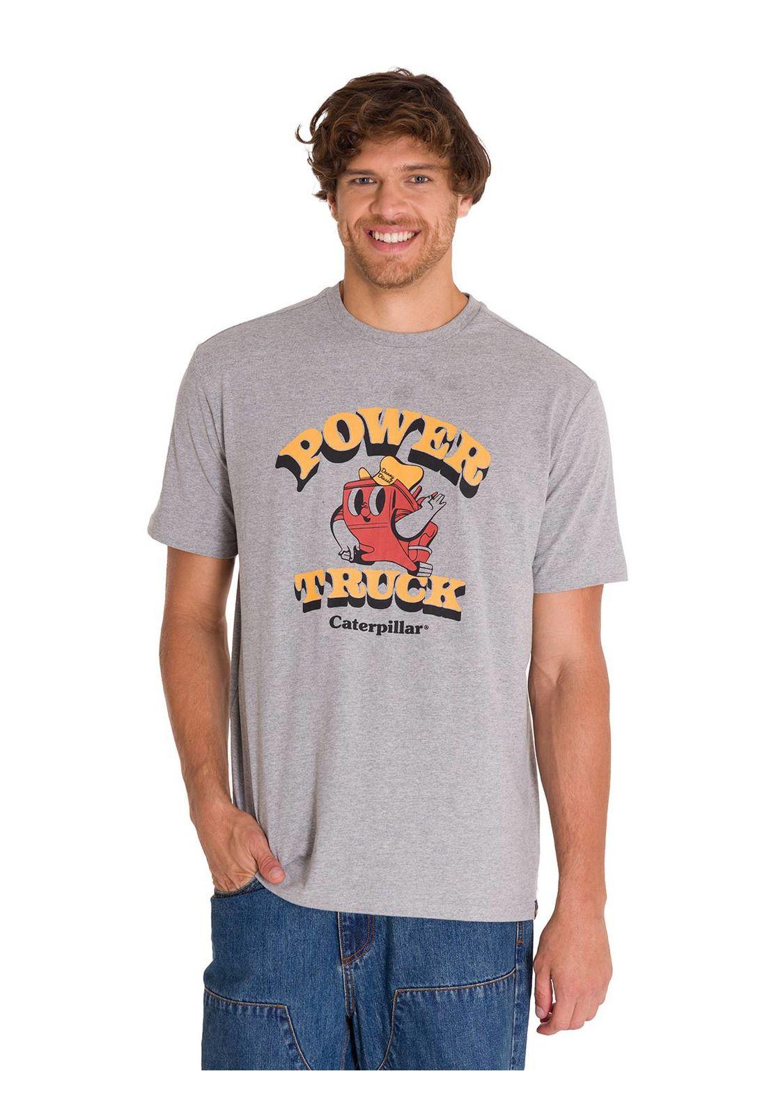 Polera Retro Danny Diesel 1 Hombre Gris Cat-0