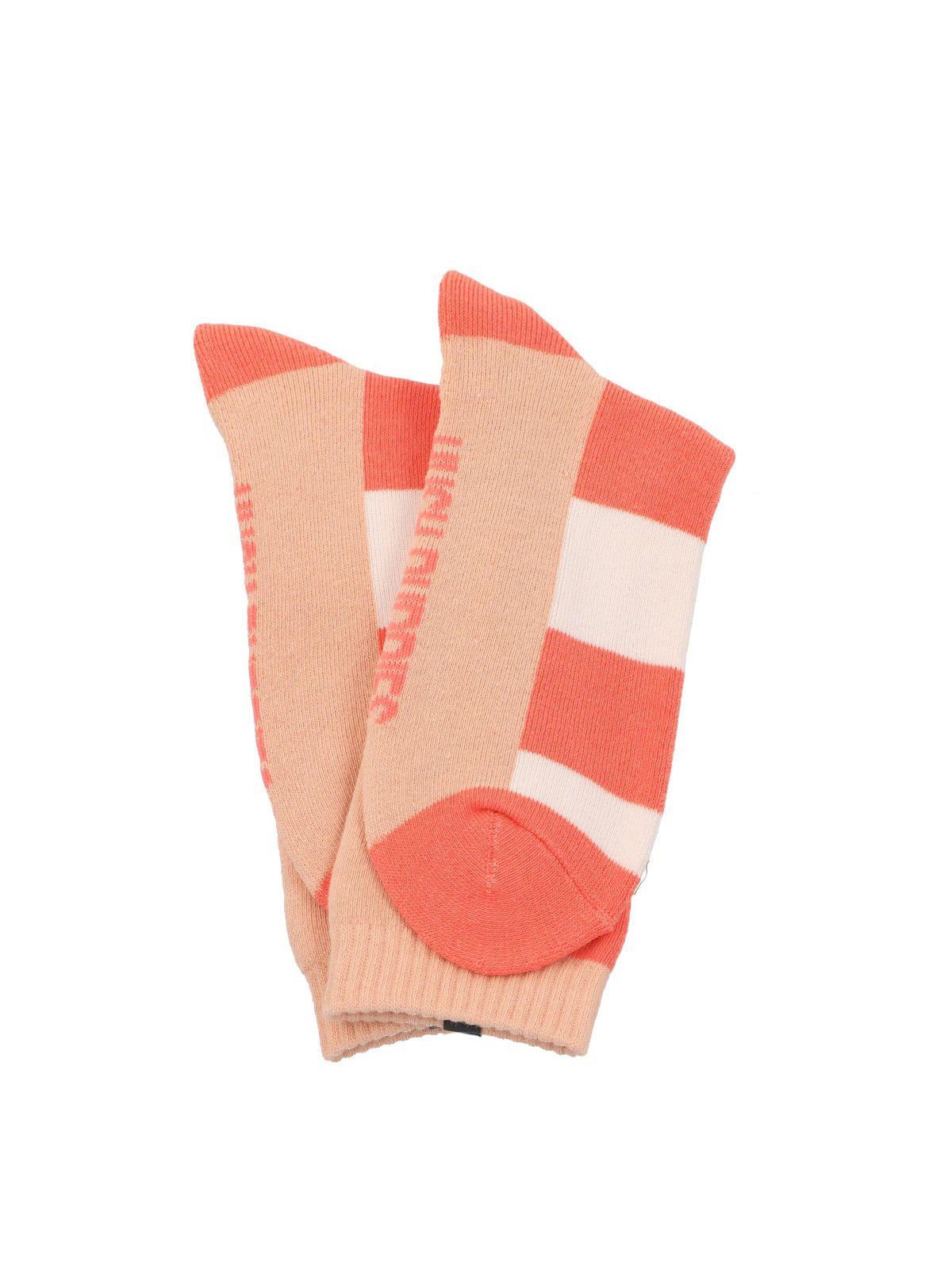 Calcetín Algodón Mujer Heavy Color Rosado-2