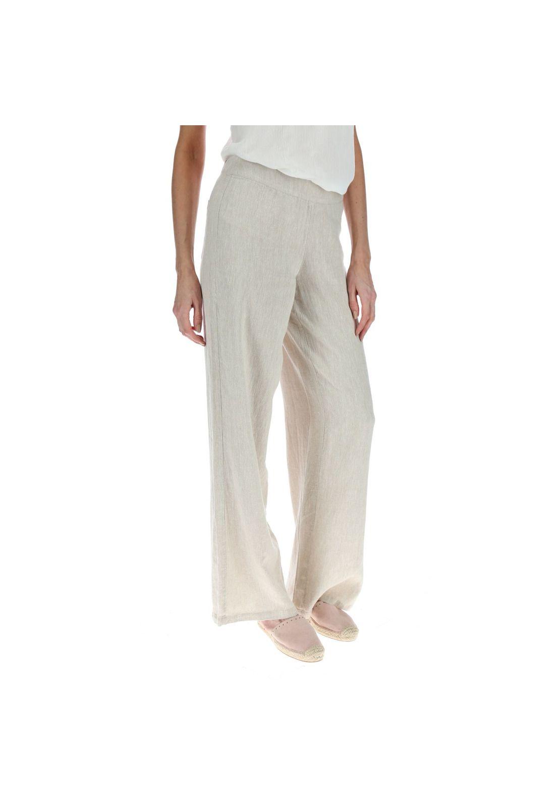 Pantalón Flare Mujer Aman Crudo-3