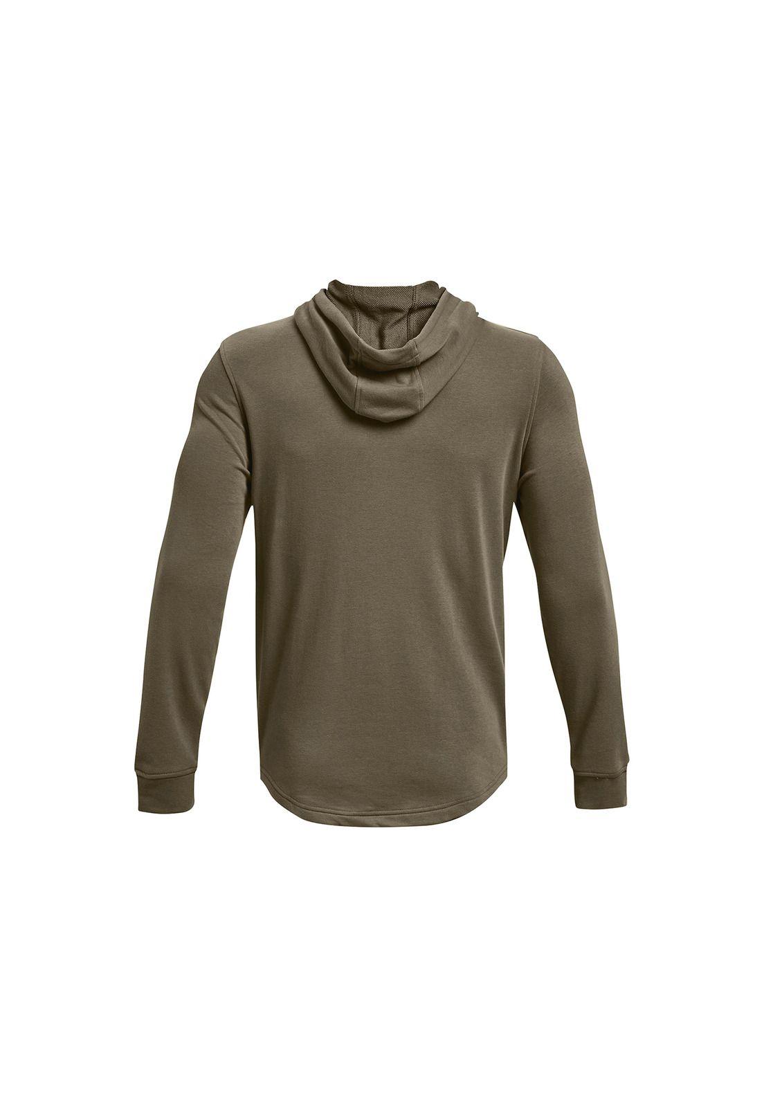 Polerón Buzo Hombre Rival Terry Logo Hoodie Verde-1