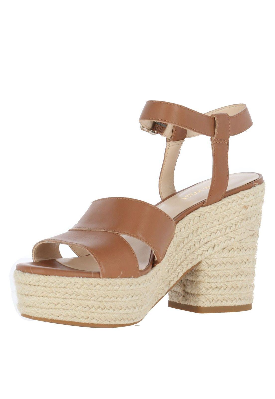 Sandalia Sabinien Dark Natural Nine West-2