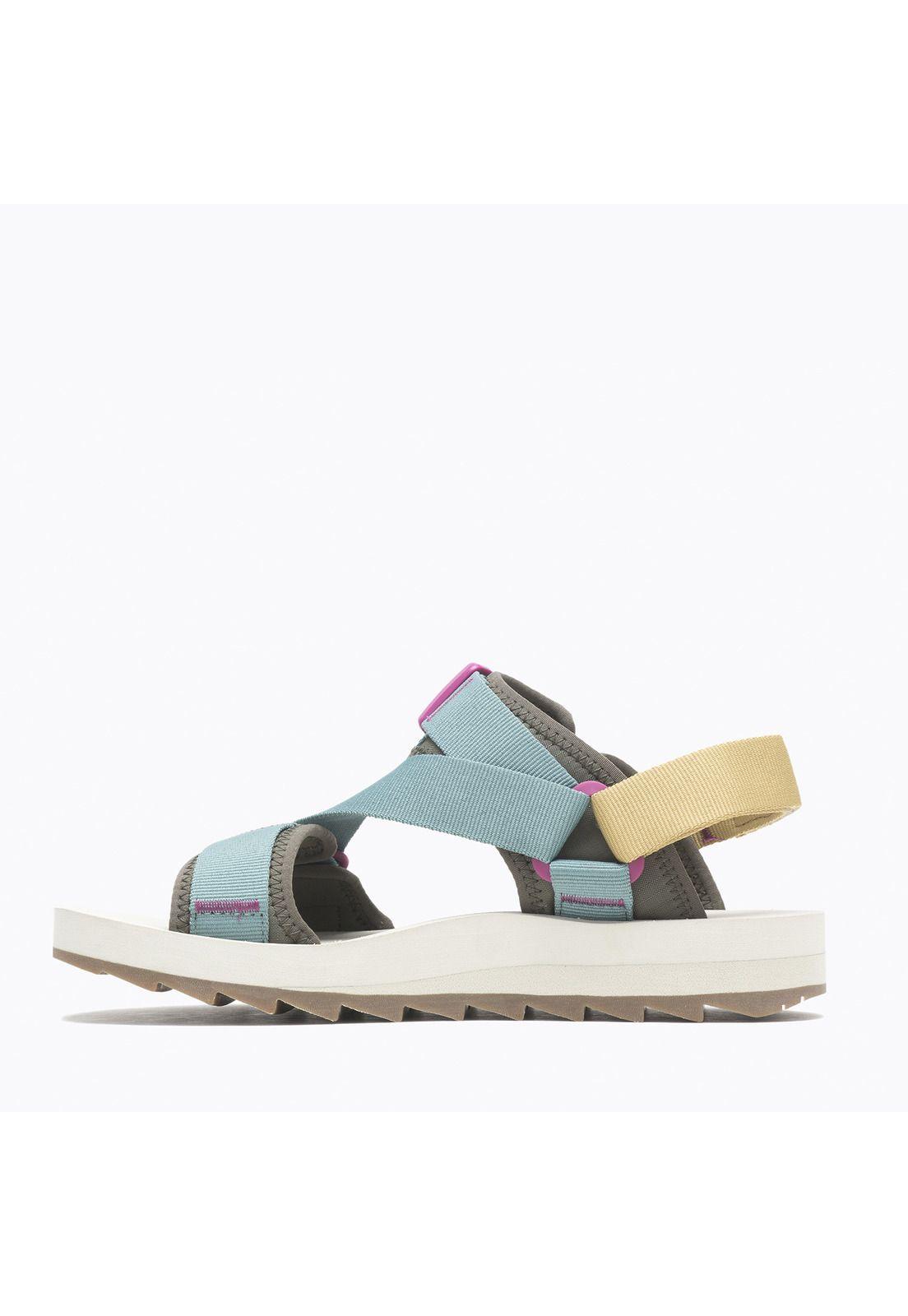 Sandalia Mujer Alpine Strap Celeste-2