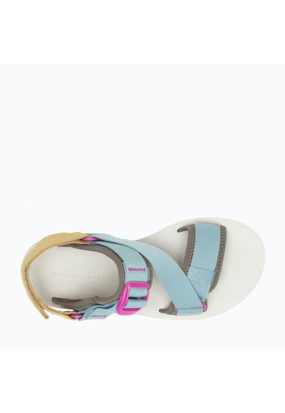 Sandalia Mujer Alpine Strap Celeste-5