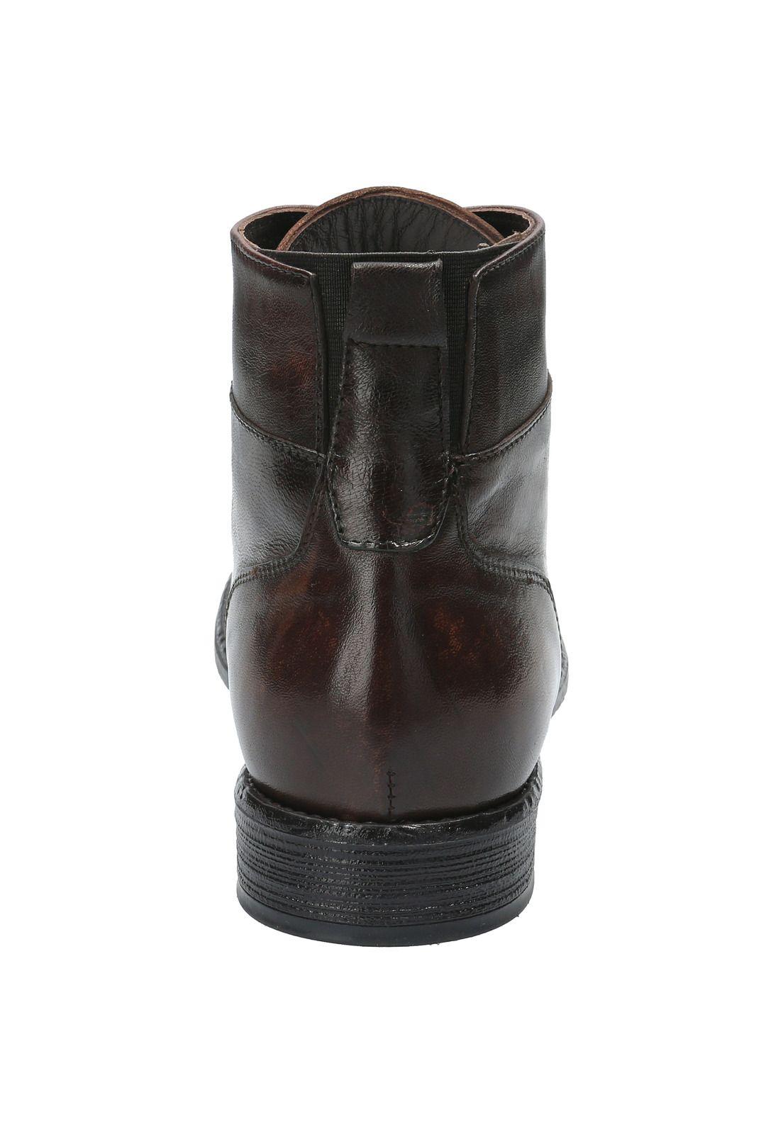 Botin Cuero Hombre Walker Café-6