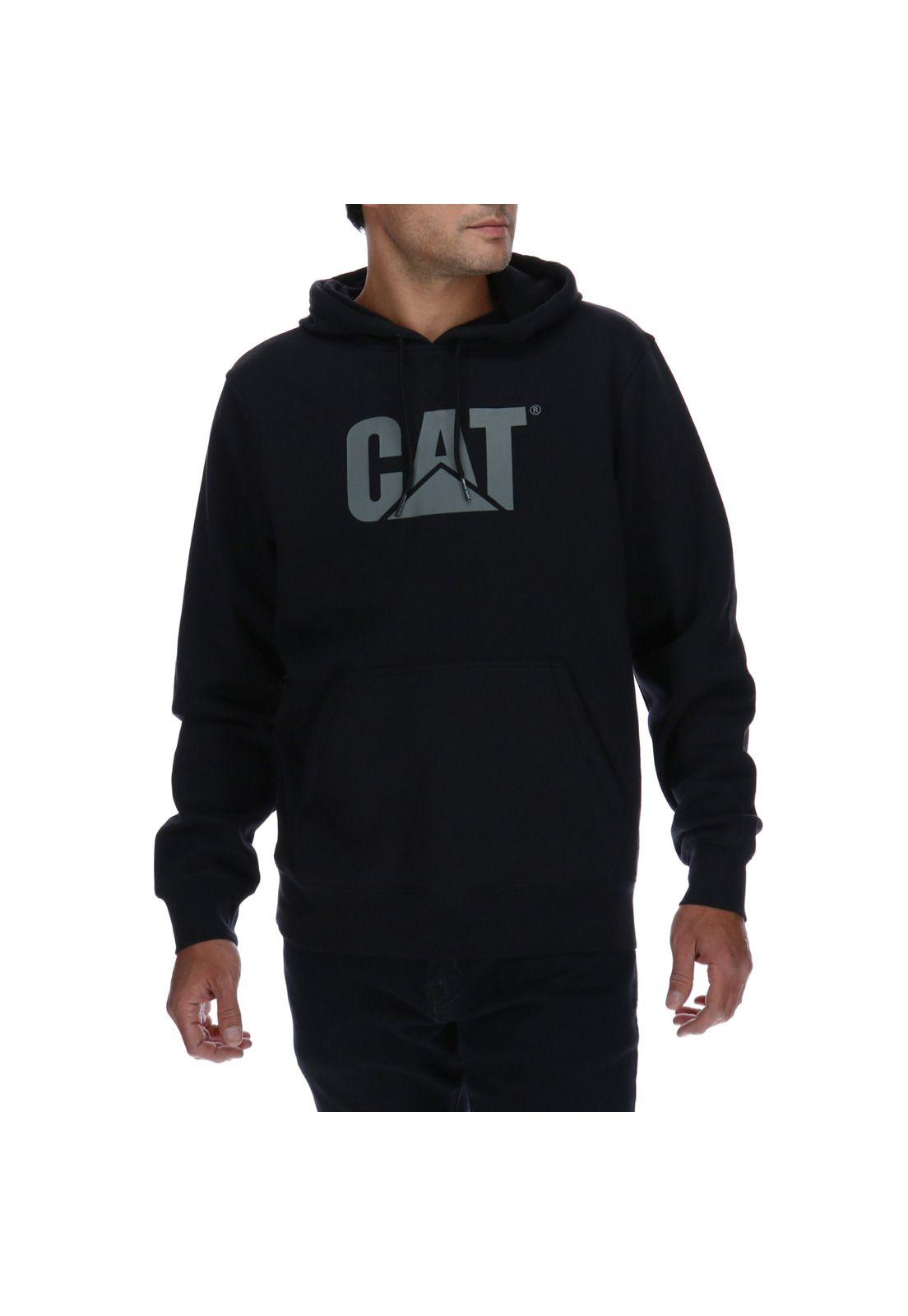 Polerón Hombre Foundation Pullover Hooded Sweatshirt Algodón Negro-0
