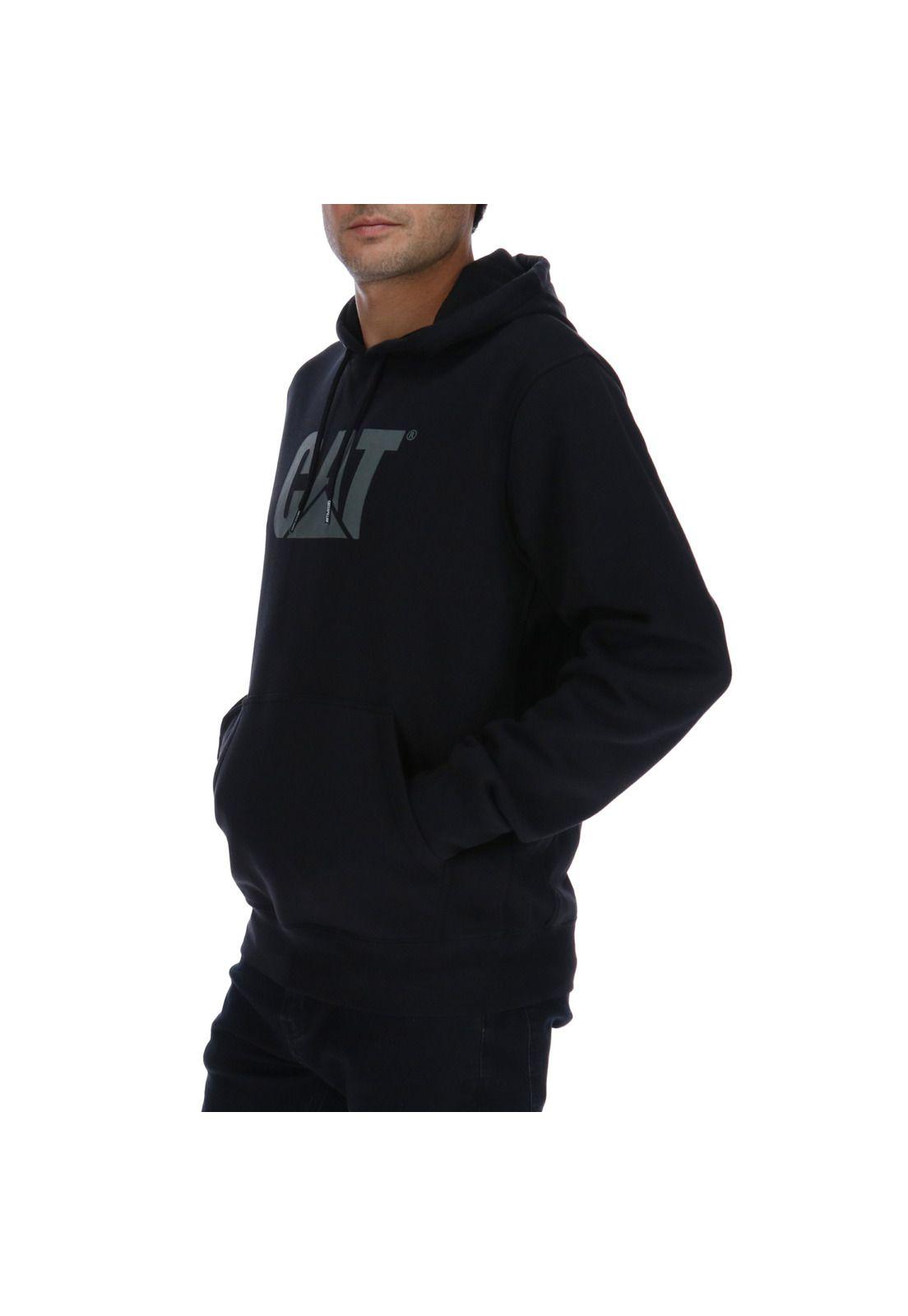 Polerón Hombre Foundation Pullover Hooded Sweatshirt Algodón Negro-1