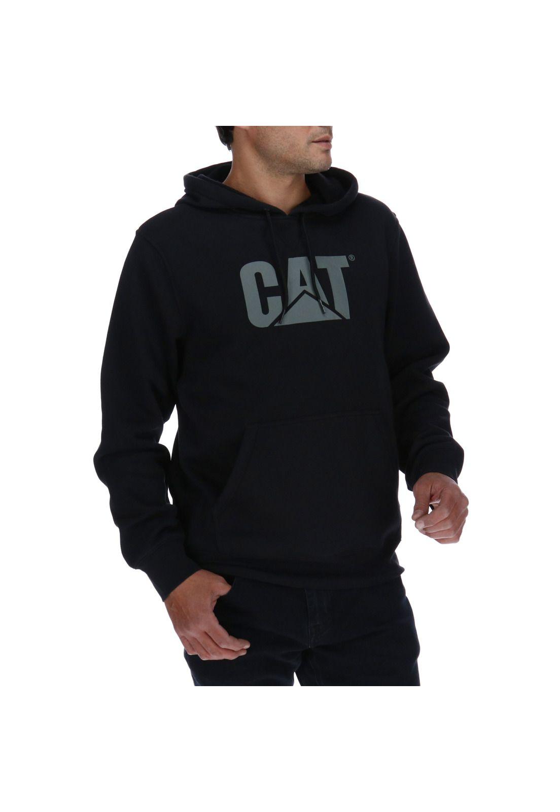 Polerón Hombre Foundation Pullover Hooded Sweatshirt Algodón Negro-4