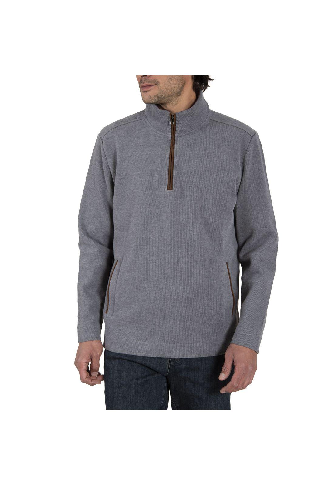 Hoddie Masculino Doble Algodón Organico Azul-0