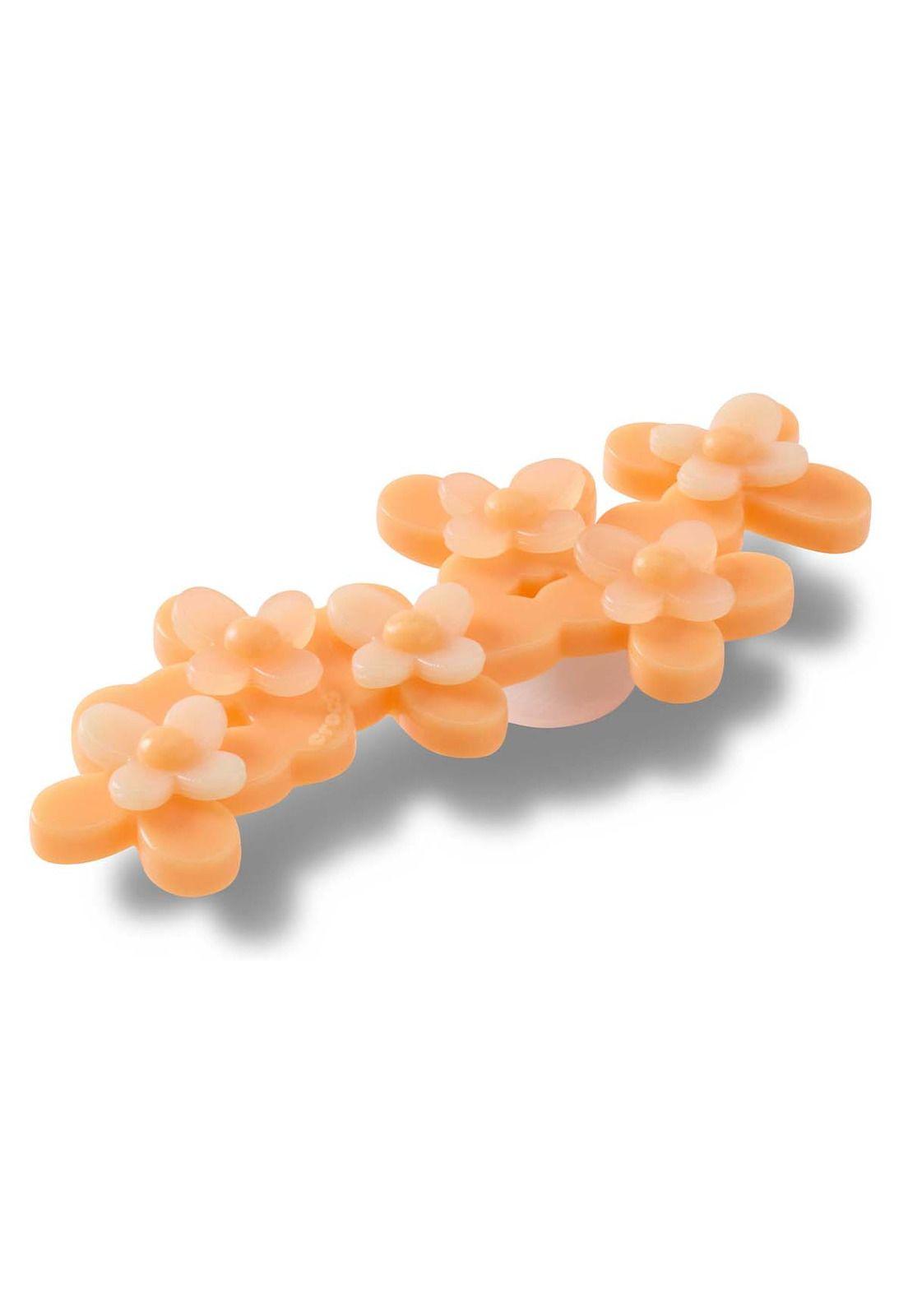 Jibbitz Crocs Flores Naranjas Naranja-2