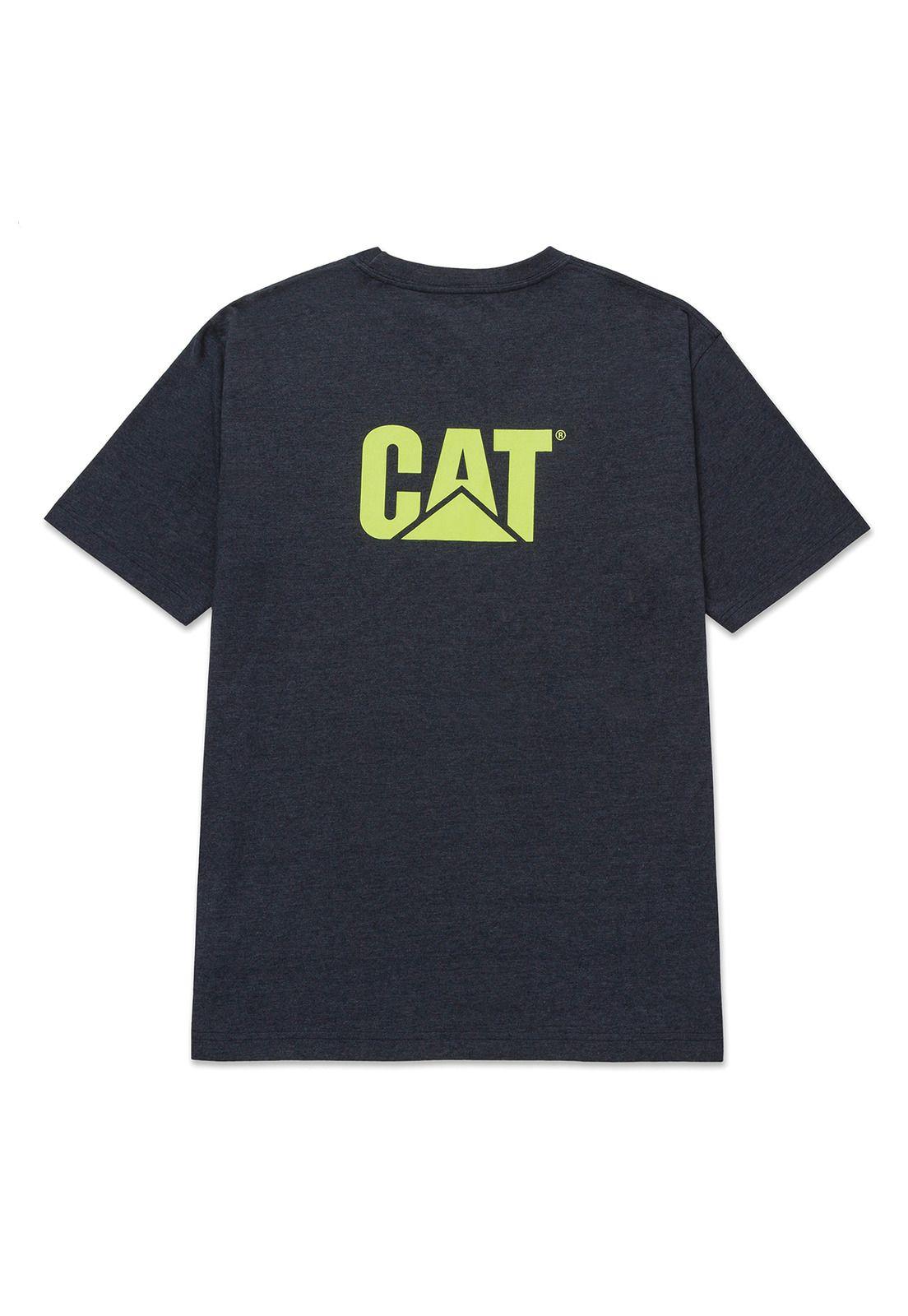 Polera Manga Corta Hombre Trademark Tee Azul-3