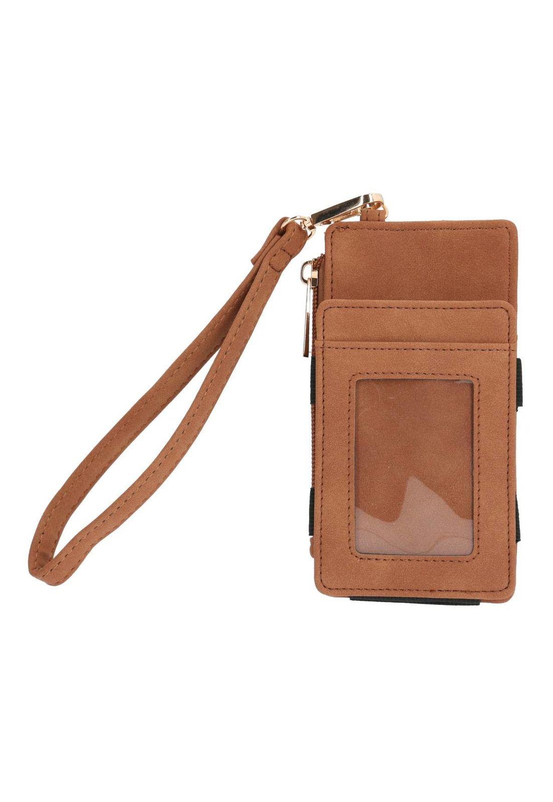 Billeteras Cell Wallet Mujer Café-2