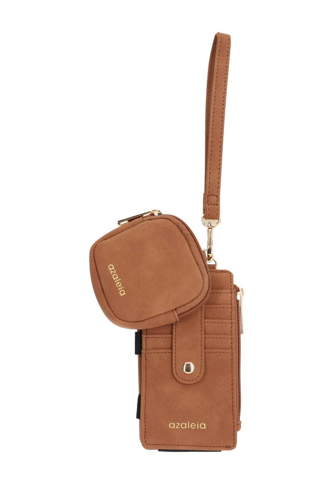Billeteras Cell Wallet Mujer Café-4