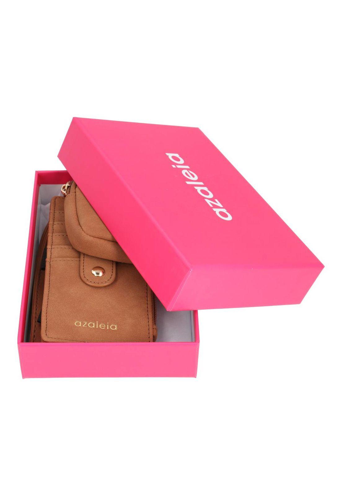 Billeteras Cell Wallet Mujer Café-5