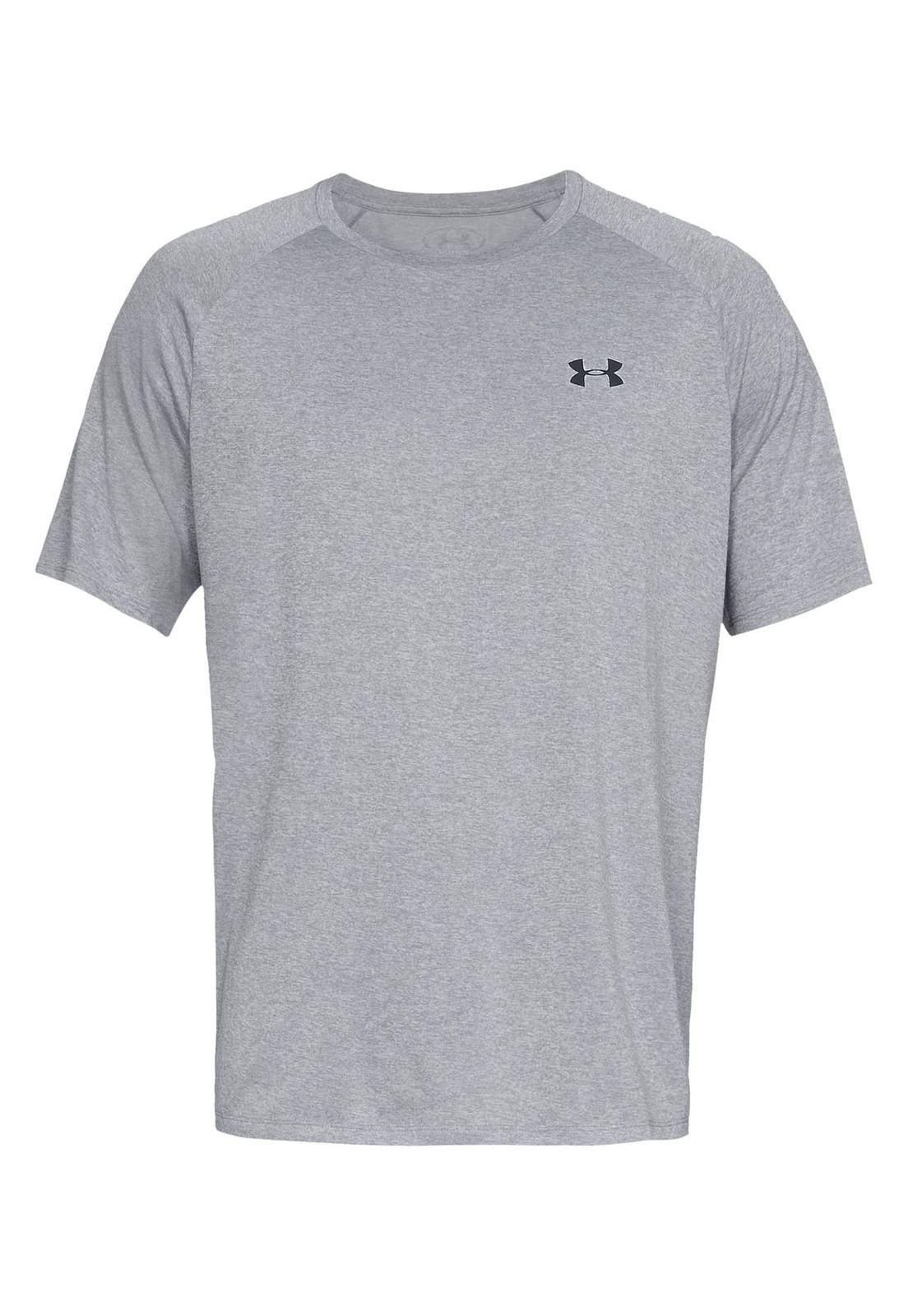 Polera manga corta tech 2.0 hombre GRIS-0