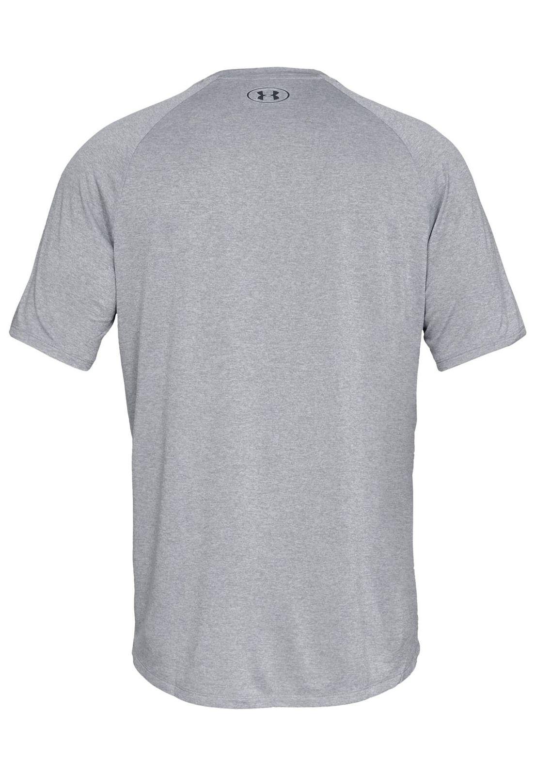 Polera manga corta tech 2.0 hombre GRIS-1