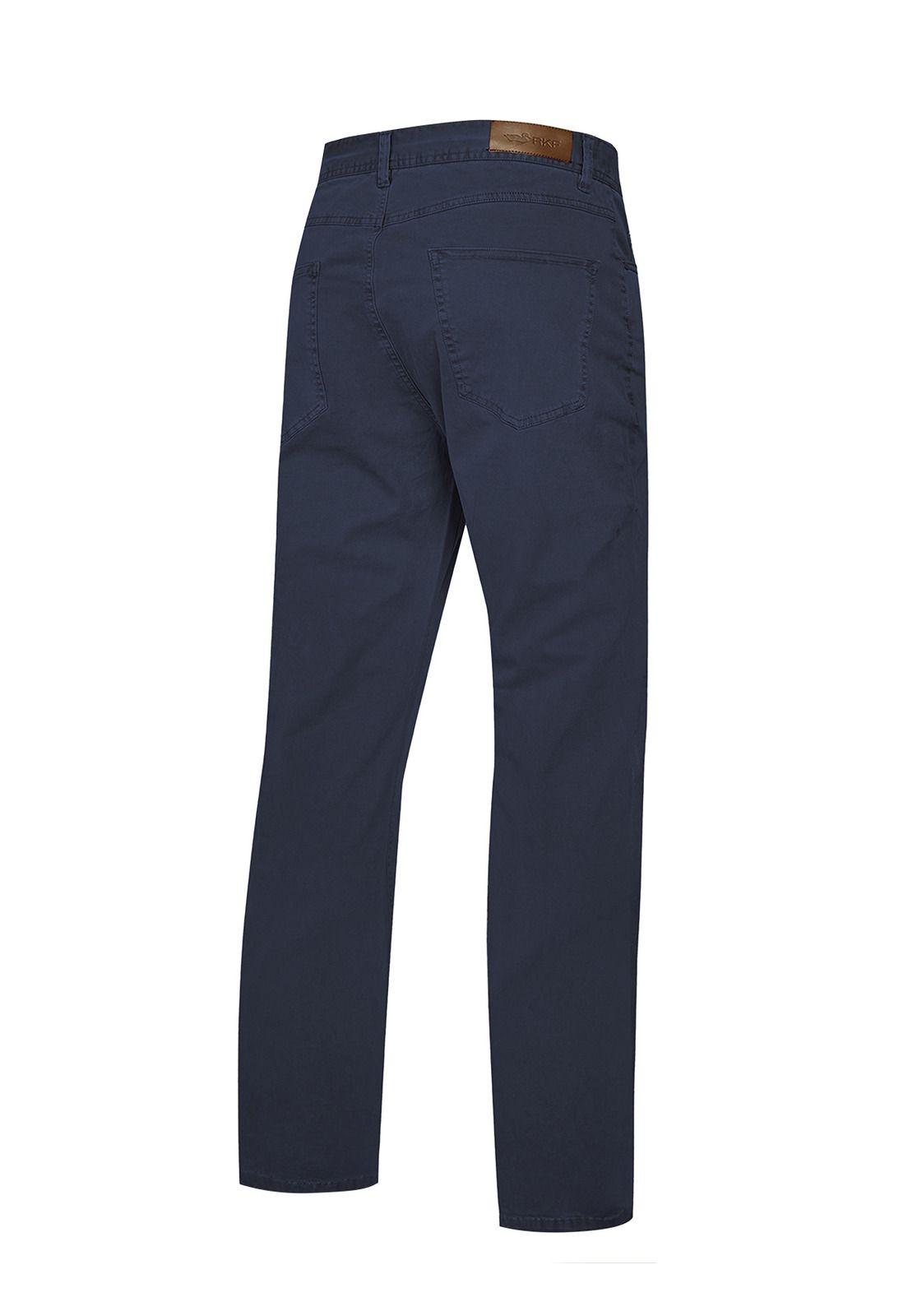 Pantalón Algodón Hombre Five Azul-1