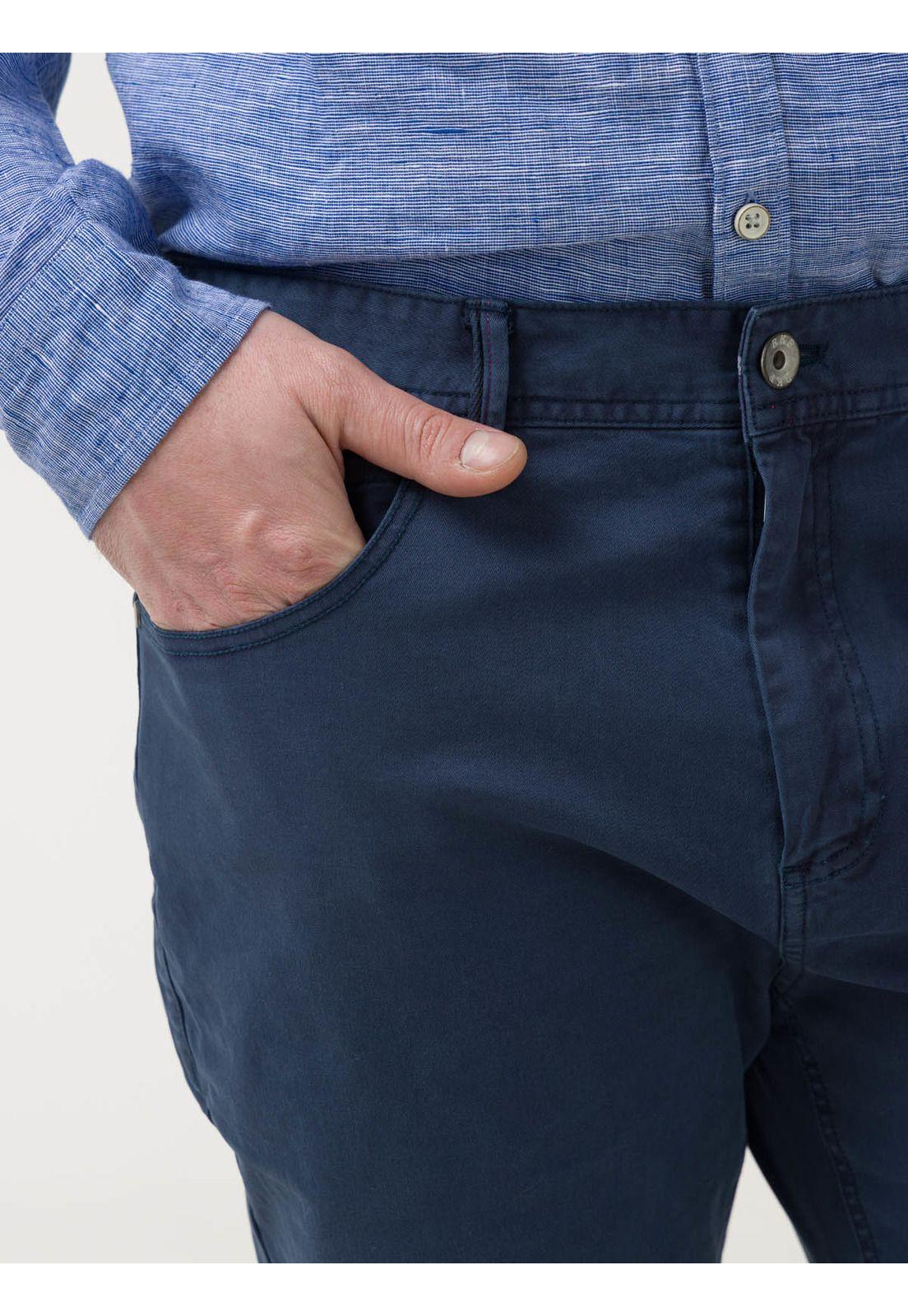 Pantalón Algodón Hombre Five Azul-6