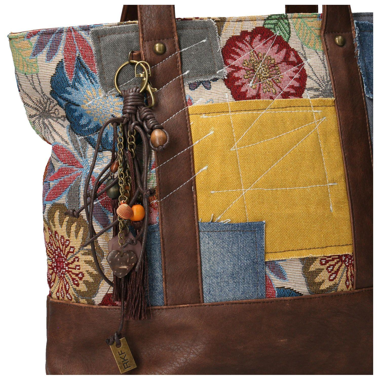 Cartera Textil Mujer Simone Tote Azul-3