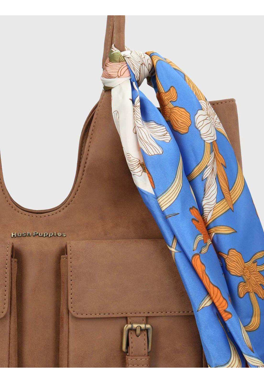 Cartera Ecocuero Mujer Donna Bag Café-3