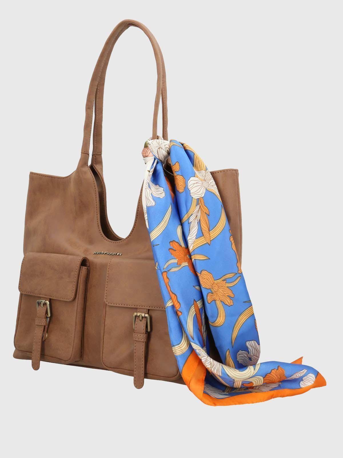 Cartera Ecocuero Mujer Donna Bag Café-1