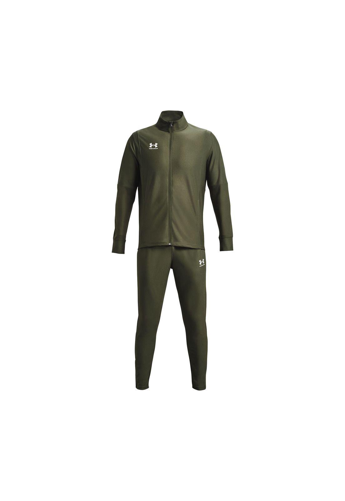 Polerón UA Challenger hombre Verde Oscuro-0