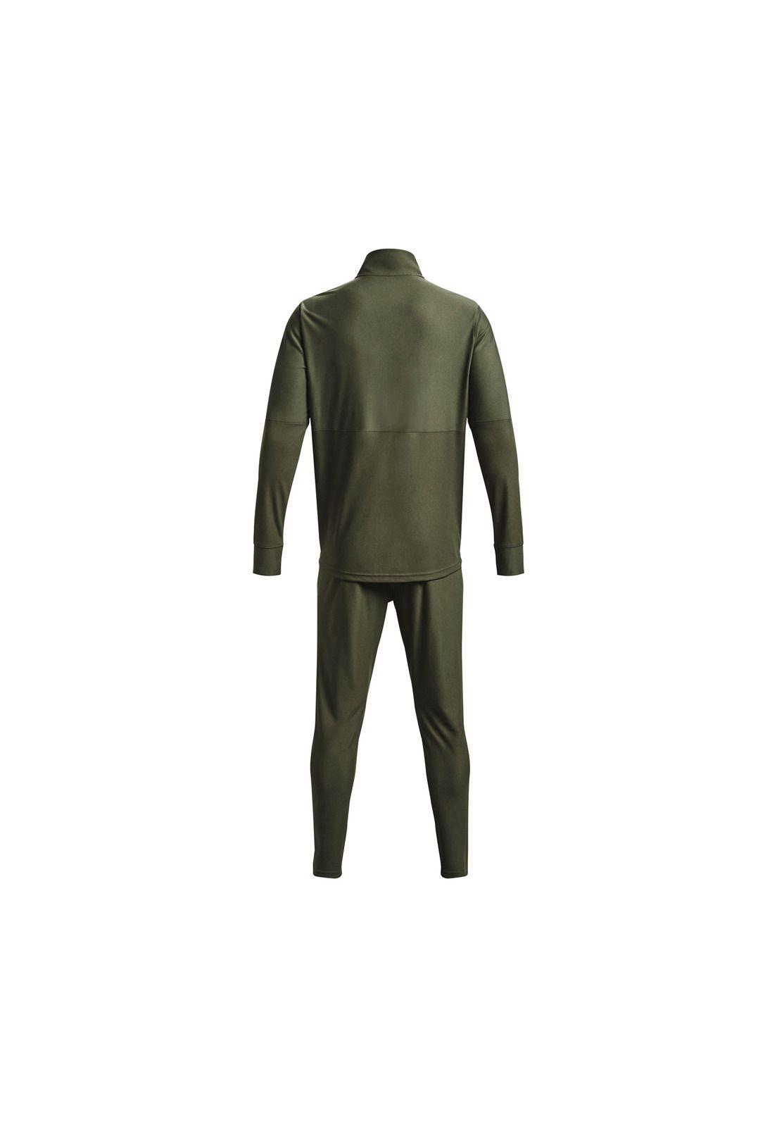 Polerón UA Challenger hombre Verde Oscuro-1