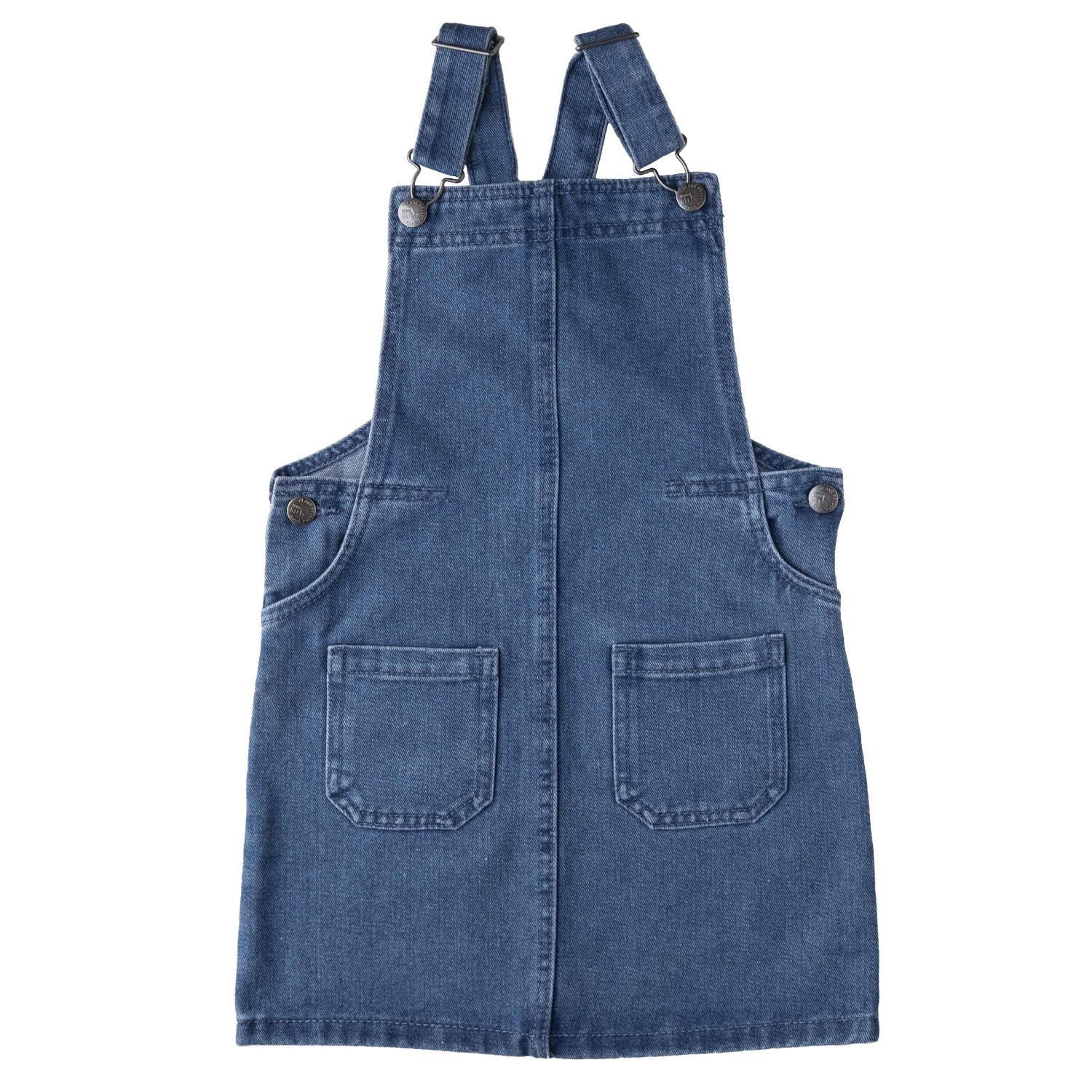 Vestido Algodón Niña Jardinera Leopard-0