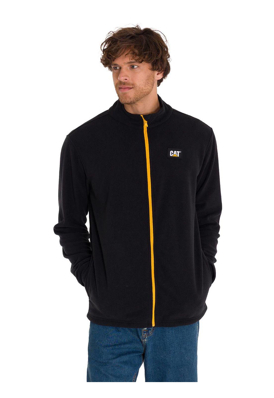 Polar Microfleece Full Zip Hombre Negro-0