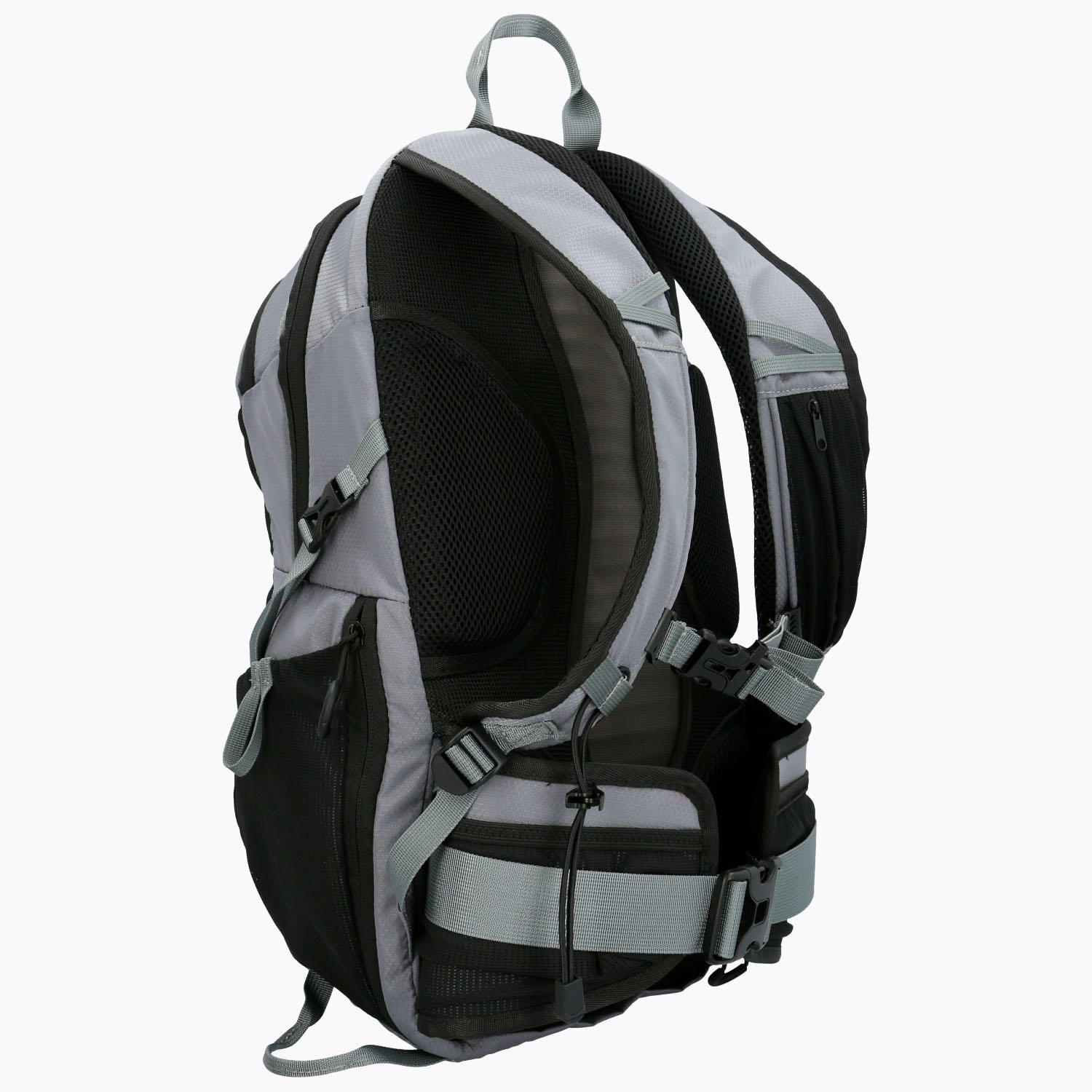 Mochila Unisex Crest Daypack 22L Gris-5
