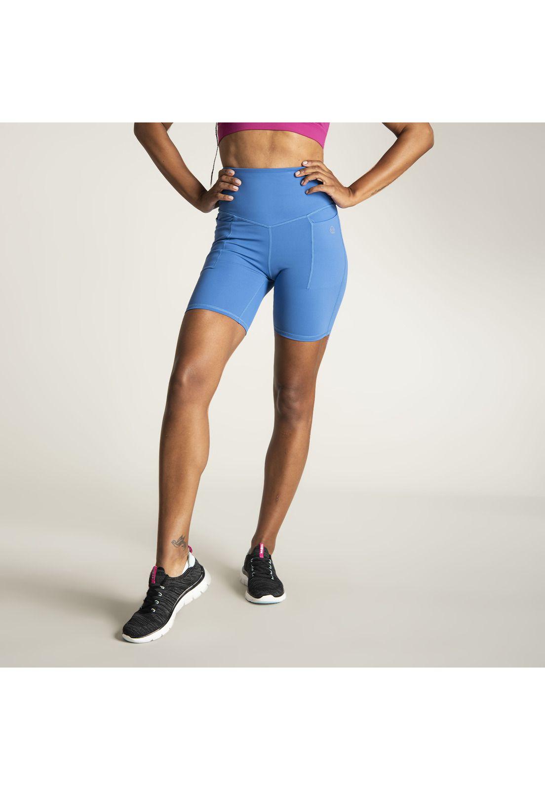 Calza Mujer HR Biker Nora RC Azul eléctrico-0