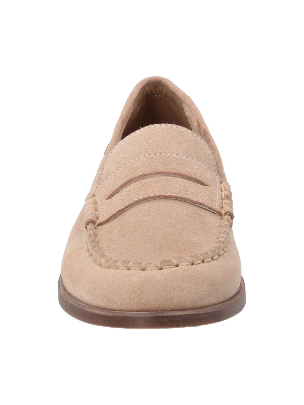 Mocasín Cuero Mujer Valtteri Café Claro-3