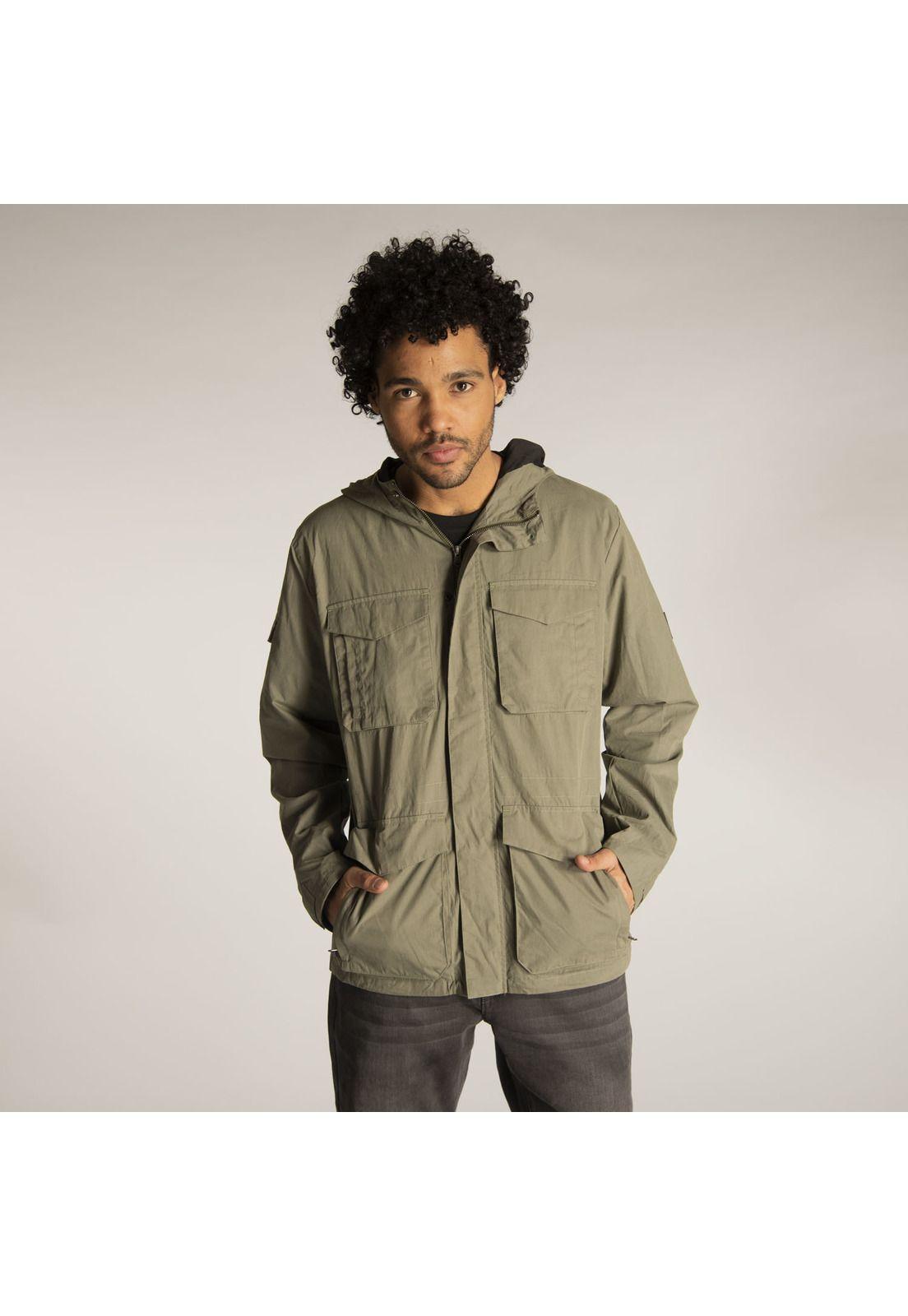 Chaqueta Hombre Fdtn Utility Duffle Verde-1