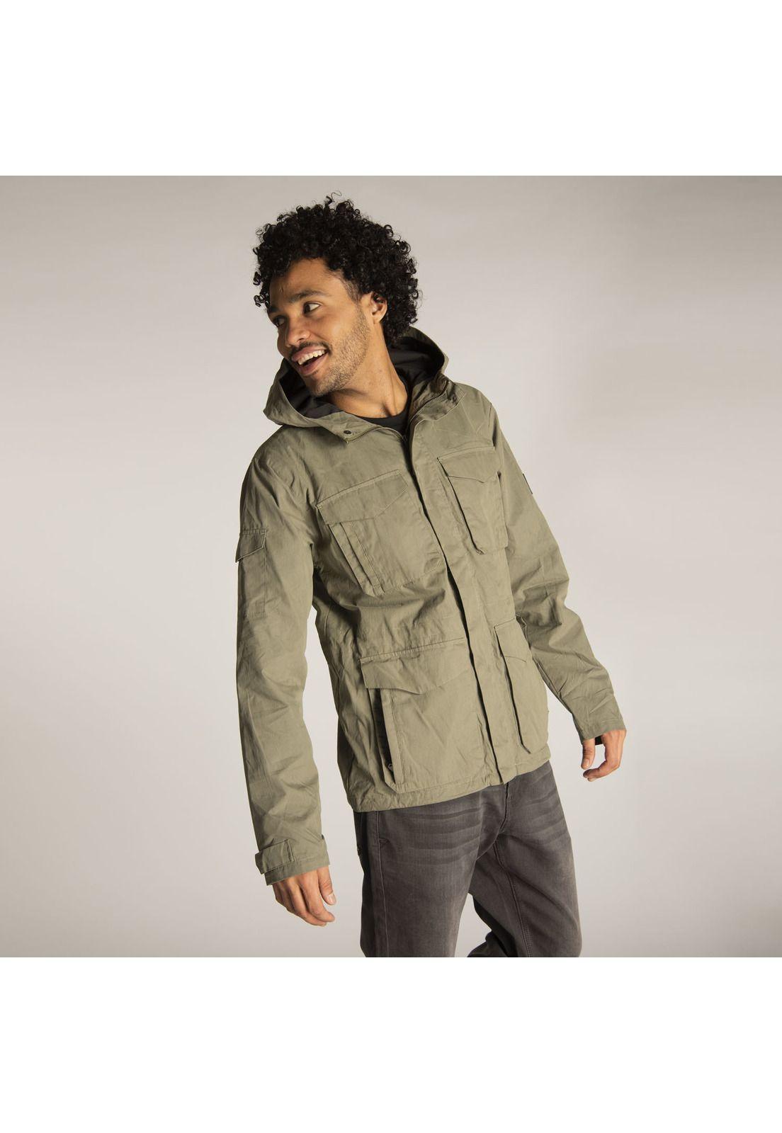 Chaqueta Hombre Fdtn Utility Duffle Verde-2