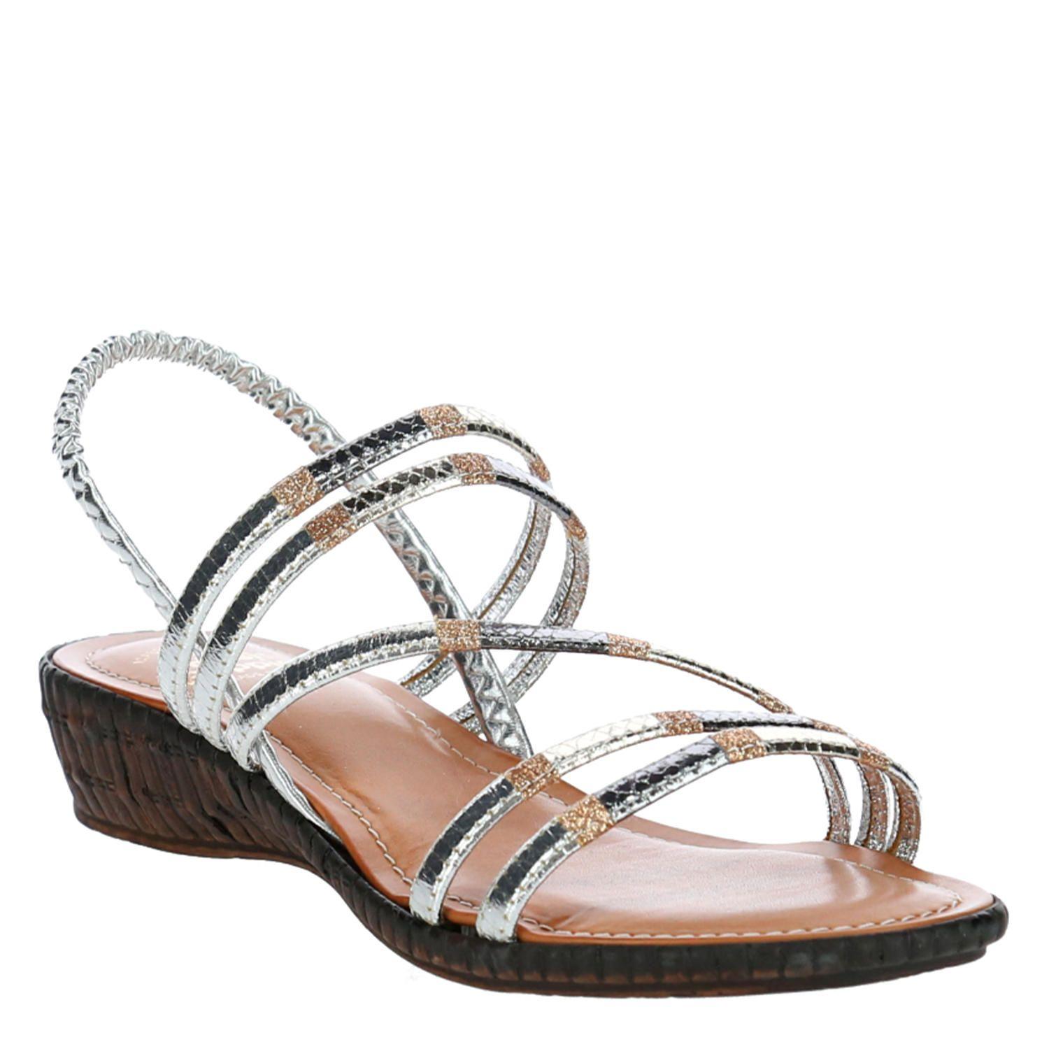 Sandalia Mujer Sora Plateado-0