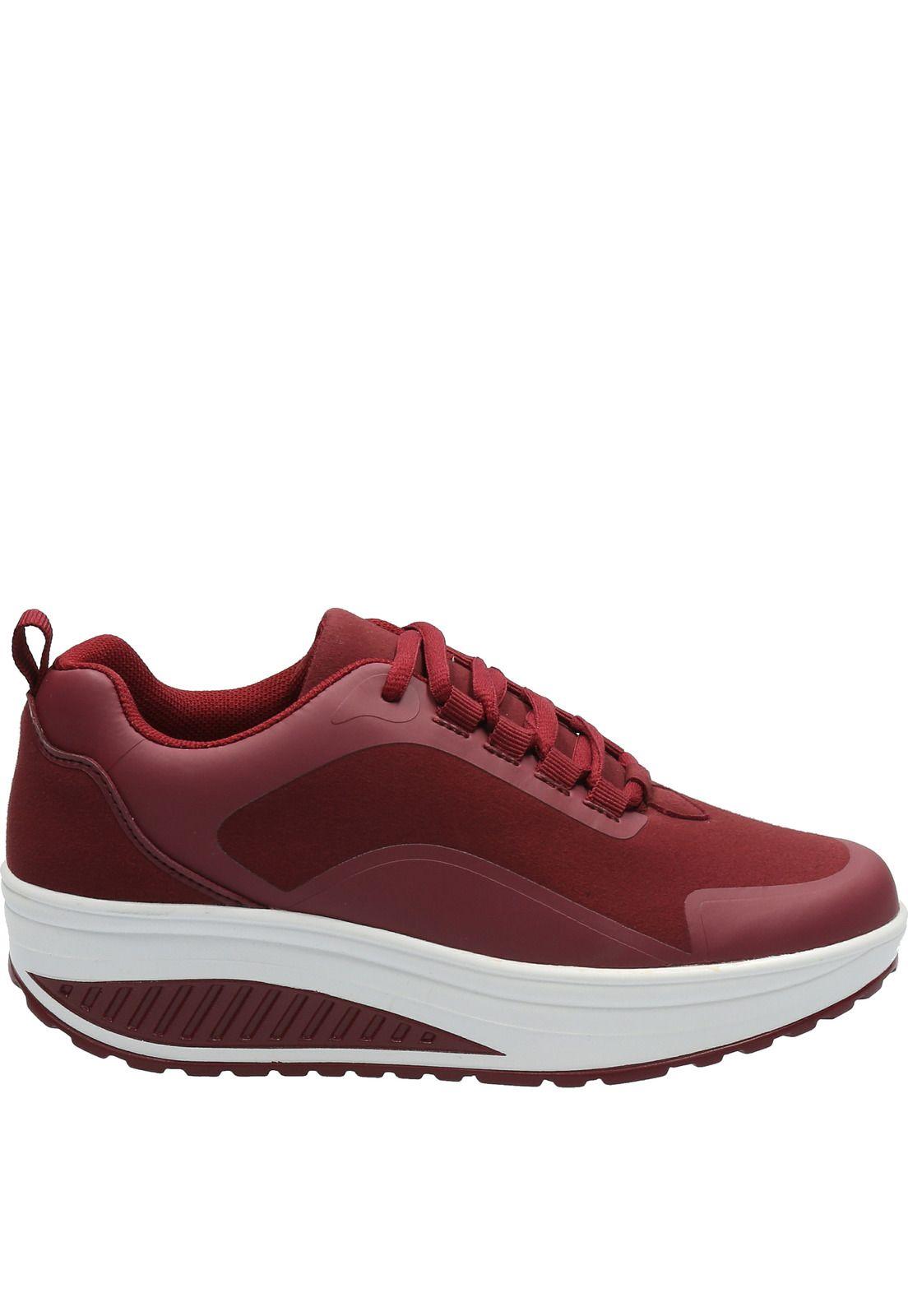 Zapatilla Mujer Claude 2 Burdeo-1