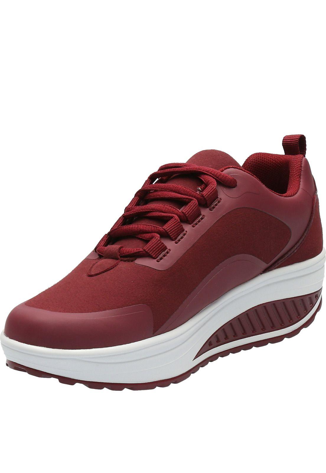 Zapatilla Mujer Claude 2 Burdeo-3