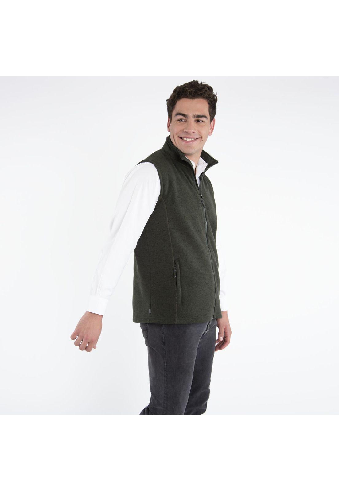 Polar Hombre River Polar Vest Verde-1