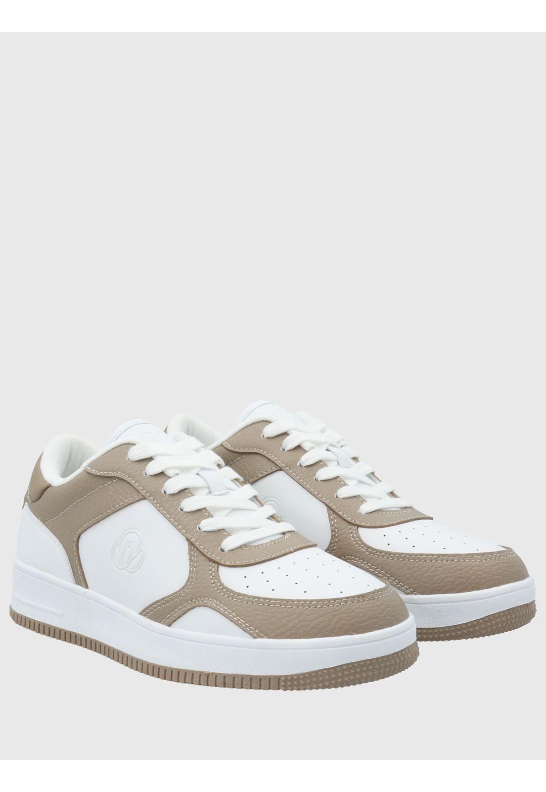 Copia de Zapatilla Mujer Alyson II Blanca/ Beige Bsoul-8
