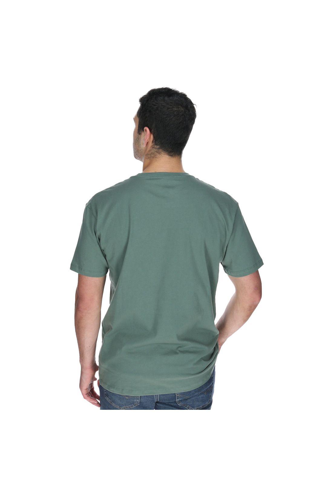Polera Unisex Basic Short Sleeve Verde-3