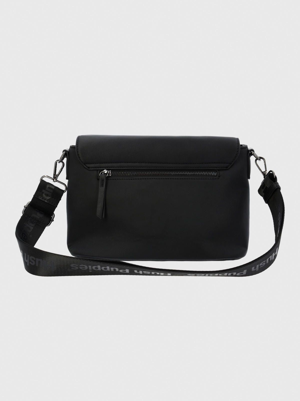 Cartera Ecocuero Mujer Harris Cross Negro-2