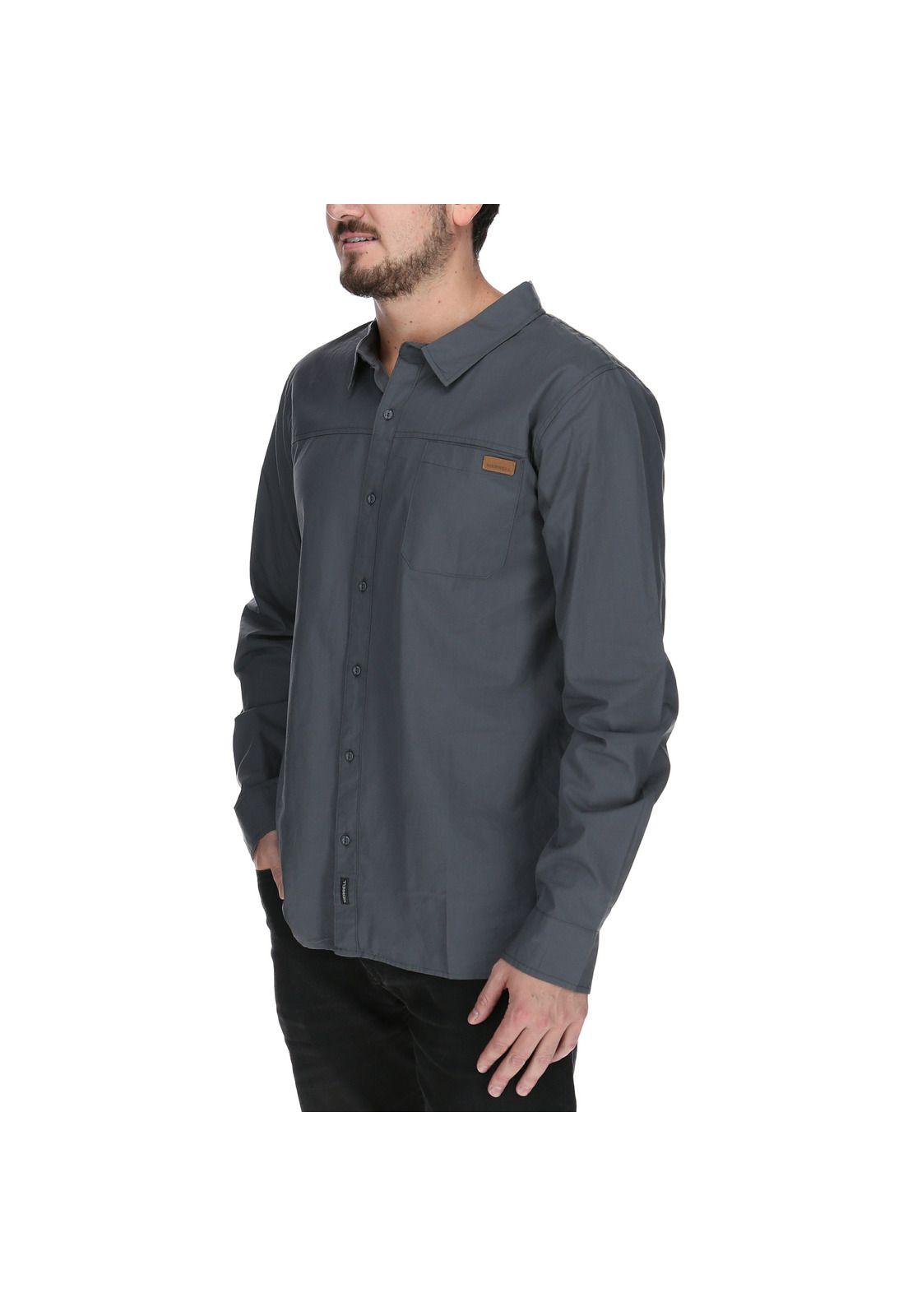 Camisa Hombre Zadar Lshirt Gris-1