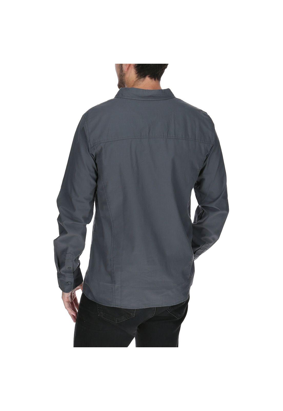 Camisa Hombre Zadar Lshirt Gris-2