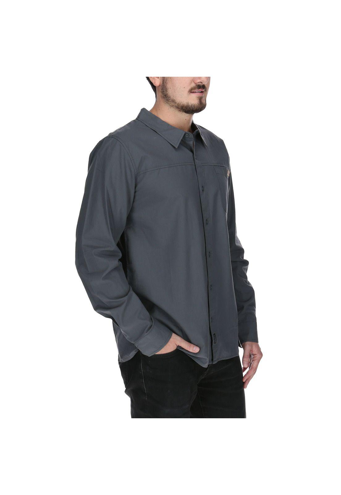 Camisa Hombre Zadar Lshirt Gris-3