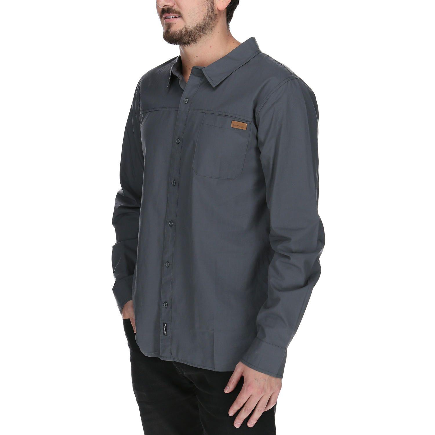 Camisa Hombre Zadar Lshirt Gris-1