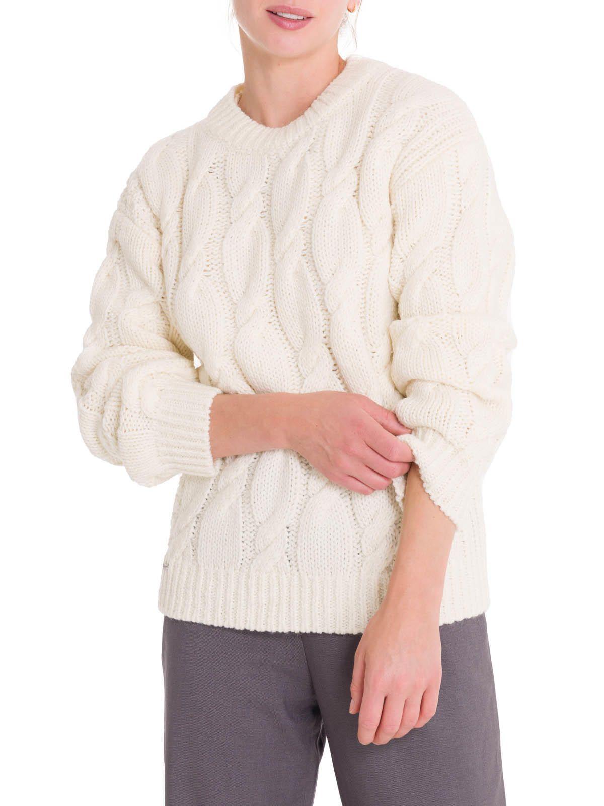 Chaleco Fibras Naturales Mujer Rumany Blanco-0
