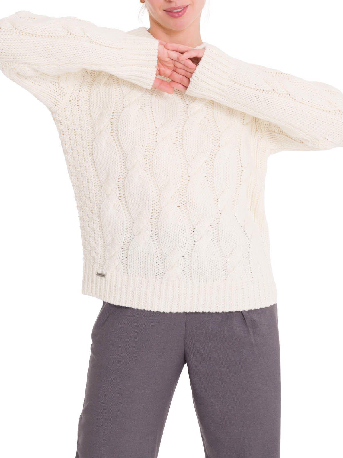 Chaleco Fibras Naturales Mujer Rumany Blanco-1