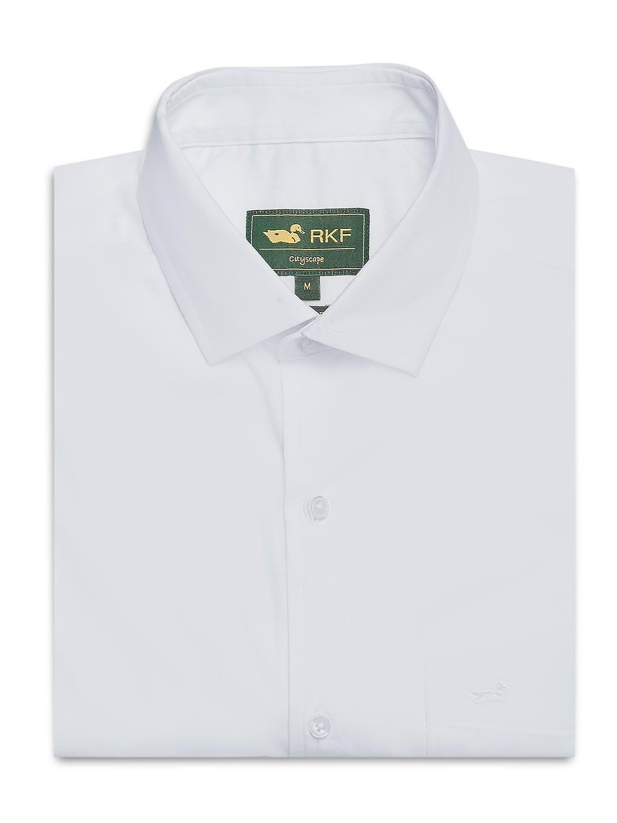Camisa Algodón Blanco Easysolid Hombre-0