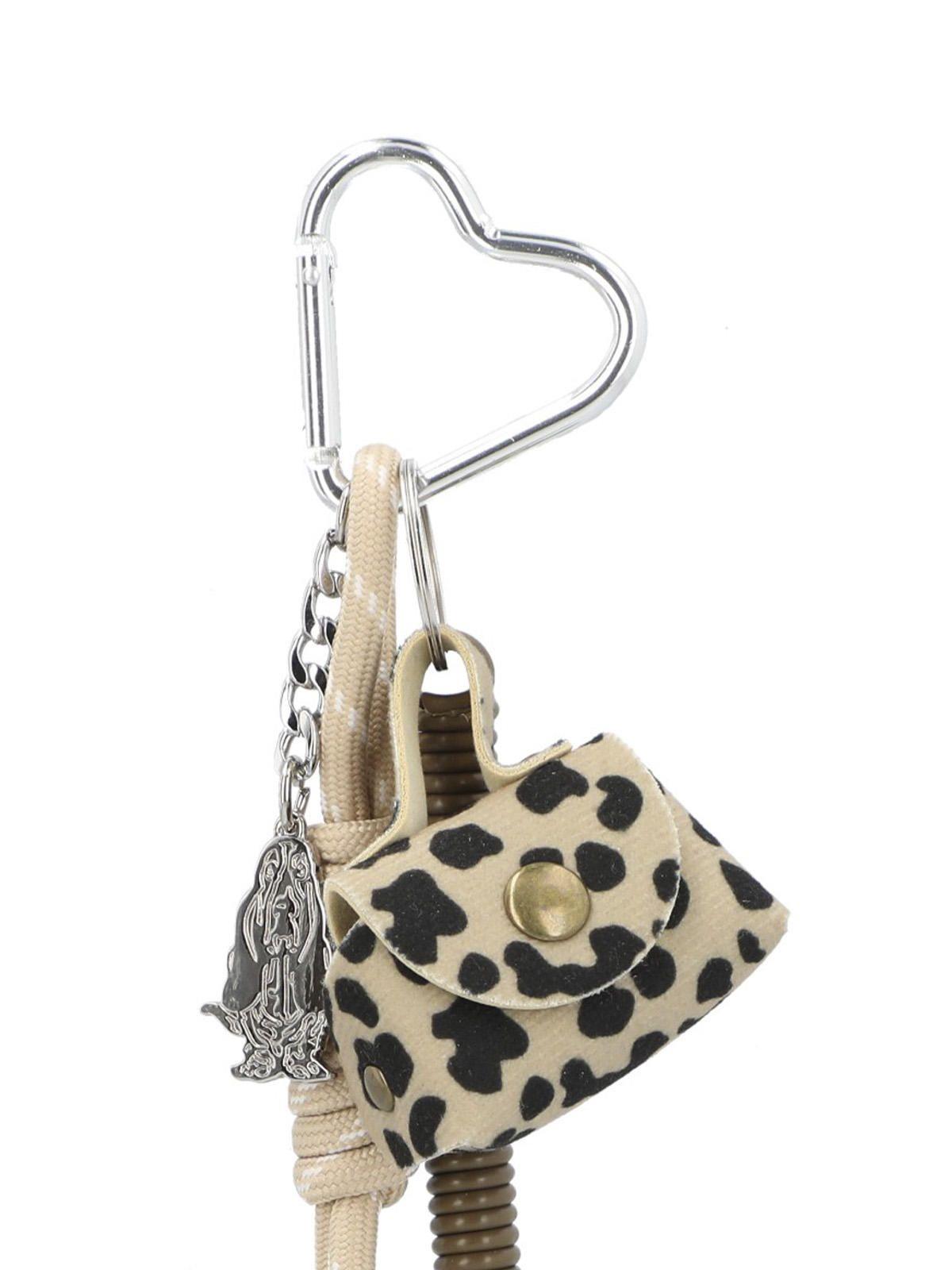 Bag Charm  Mujer Hp Bag Charm Print Café-1