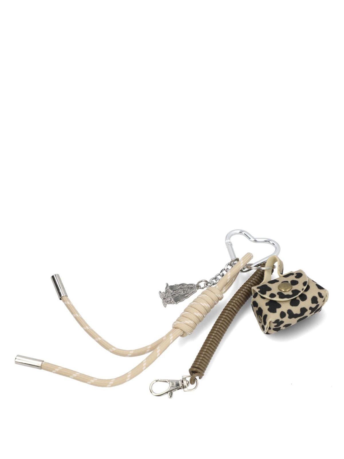 Bag Charm  Mujer Hp Bag Charm Print Café-2
